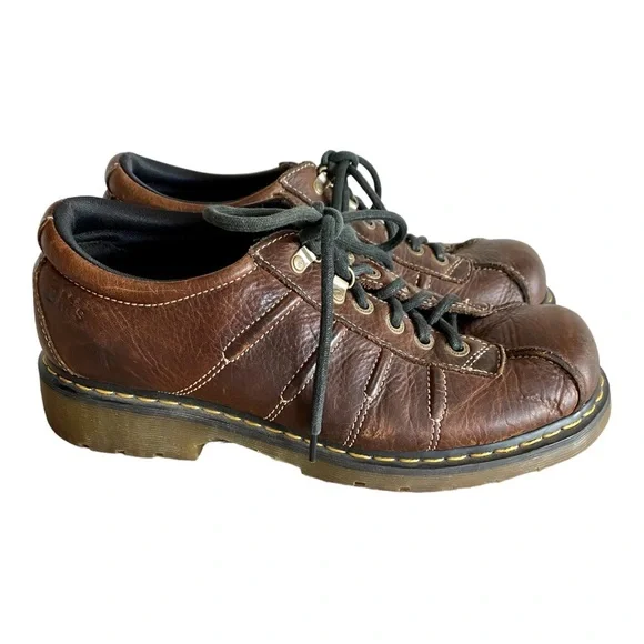 〜90's England Dr. Martens 5holl Wing Tip Vintage 90's Dr. Martens Steel Toe Brogue Wingtip Envy Sole